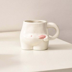 yummy tummy ceramic mug   chic & quirky drinkware essential 8265