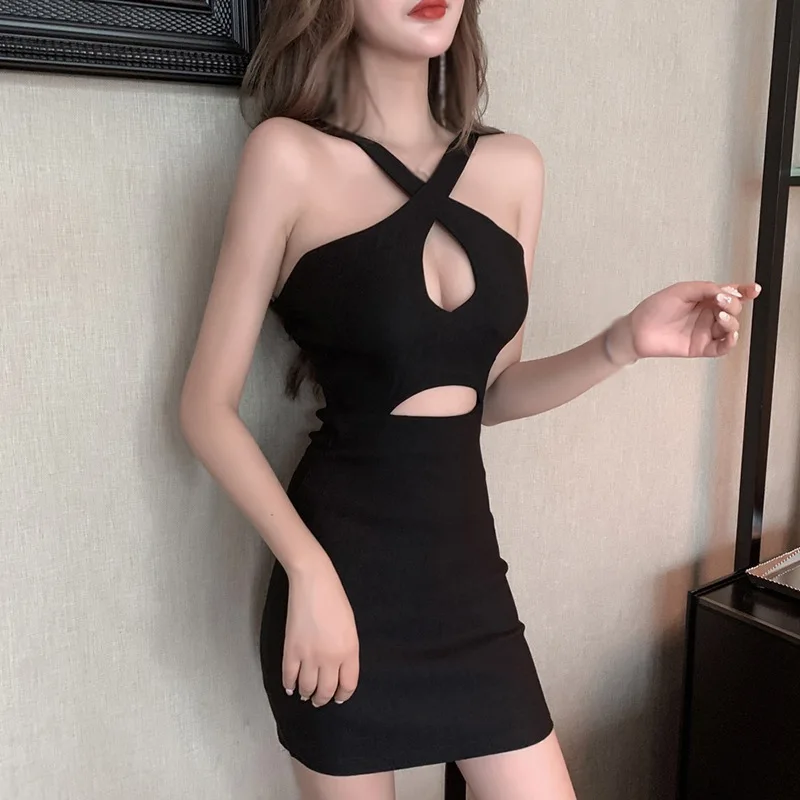 Gen Z Y2K K-POP Korean Streetwear Women's Sexy Cutout Hip Skirt