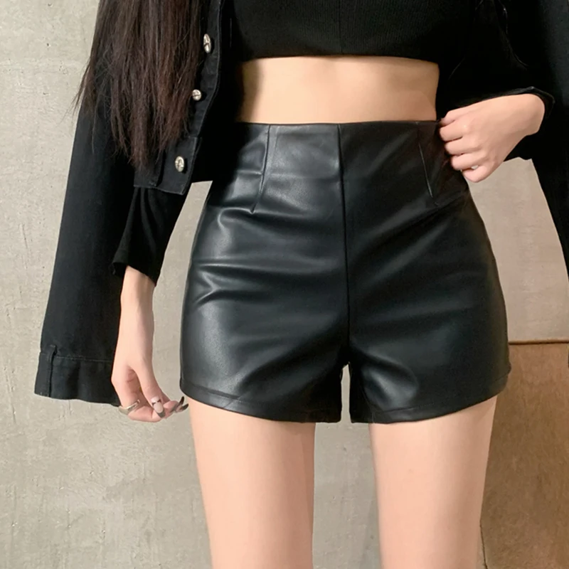 Gen Z & Y2K K-POP Streetwear Black Bodycon Shorts for Women