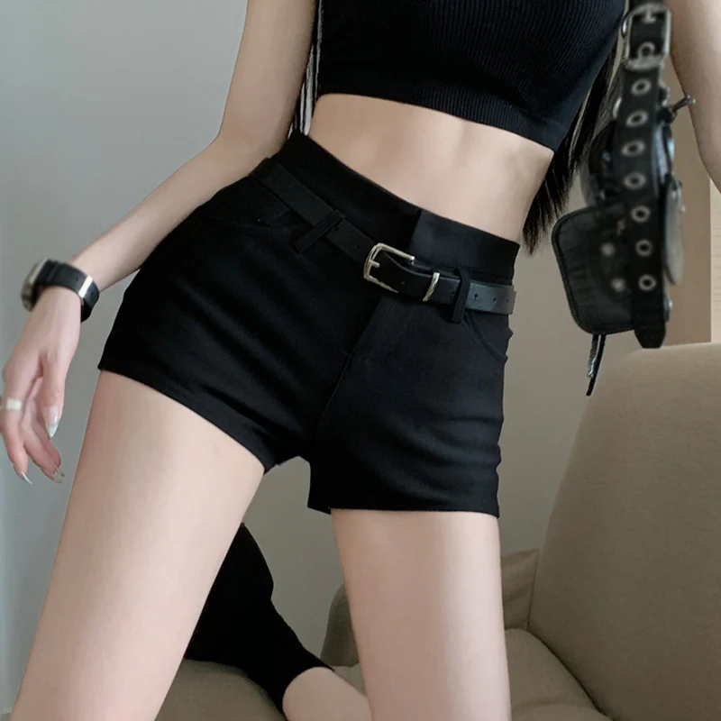 Gen Z & Y2K K-POP Streetwear Shorts for Women - Slim Fit Casual Style
