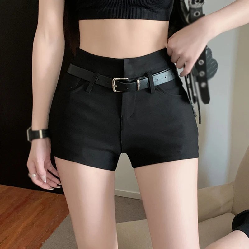 Gen Z & Y2K K-POP Streetwear Shorts for Women - Slim Fit Casual Style