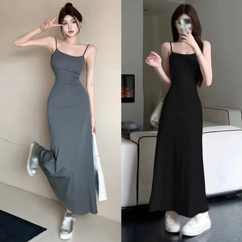 Gen Z & Y2K K-POP Streetwear Suspender Dress for Women