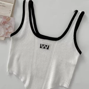 Gen Z & Y2K Style: Sexy Irregular Crop Tops for Women - K-POP & Korean Fashion