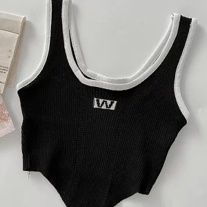 Gen Z & Y2K Style: Sexy Irregular Crop Tops for Women - K-POP & Korean Fashion