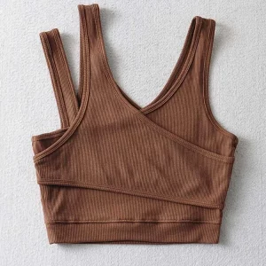 Gen Z & Y2K Style: Sexy Solid Knit Camisole Tank Top for Women