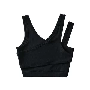 Gen Z & Y2K Style: Sexy Solid Knit Camisole Tank Top for Women