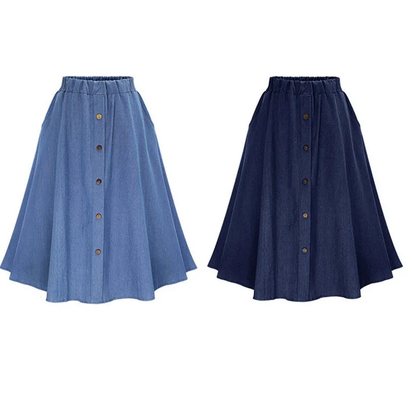 Gen Z & Y2K Style Women's High Waist Pleated Midi Skirt - K-POP & Korean Fashion Streetwear