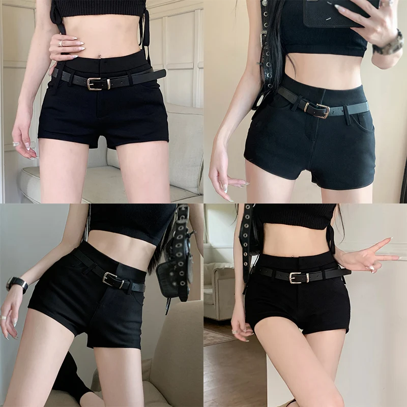 Gen Z & Y2K Style Women's Slim Fit Casual Shorts - K-POP & Korean Fashion Streetwear