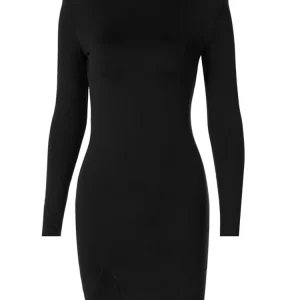 K-POP Inspired Black Bodycon Mini Dress | Women's Streetwear Fashion