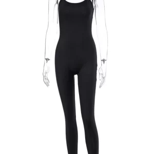 K-POP Inspired Bodycon Strap Jumpsuit | Women's Streetwear Fashion