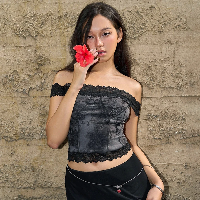 K-POP Inspired Floral Camisole: Backless Pink Top for Gen Z & Y2K Fashion