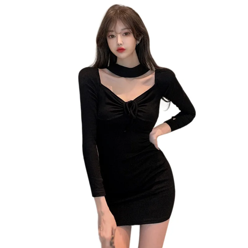 K-POP Inspired Halter Neck Bodycon Mini Dress | Streetwear Fashion