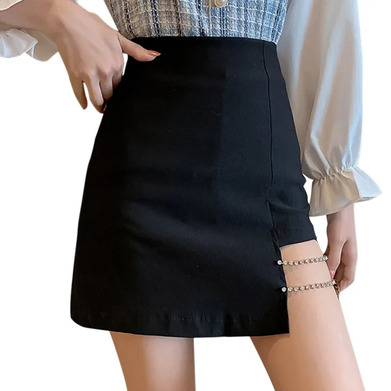 K-POP Inspired Irregular High Waist Skirt for Gen Z & Y2K Fashion