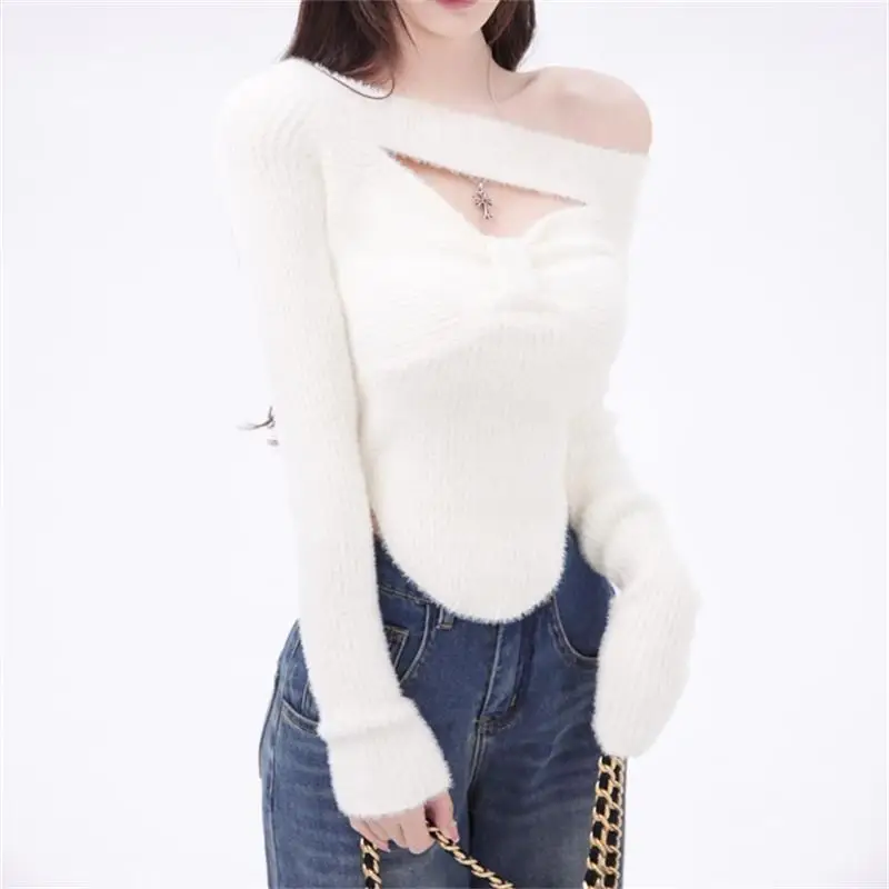 K-POP Inspired Knit Sweater | Women's Korean Style Crop Top