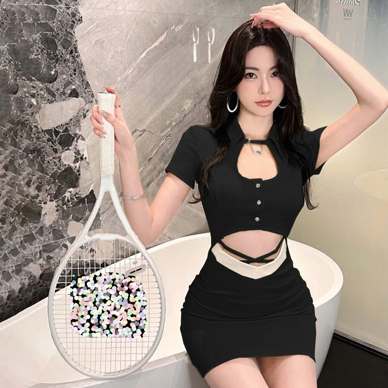 K-POP Inspired Knit Two-Piece Set | Short Sleeve Crop Top & Skirt | Gen Z Streetwear Fashion