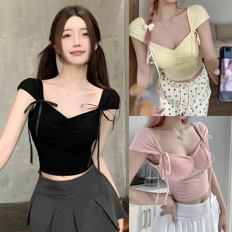 K-POP Inspired Knit V-Neck Top | Women's Streetwear Fashion