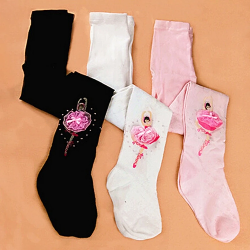 K-POP Inspired Knitted Tights for Girls | Cute Ballet Dance Pantyhose for Kids | Korean Fashion Children's Leggings