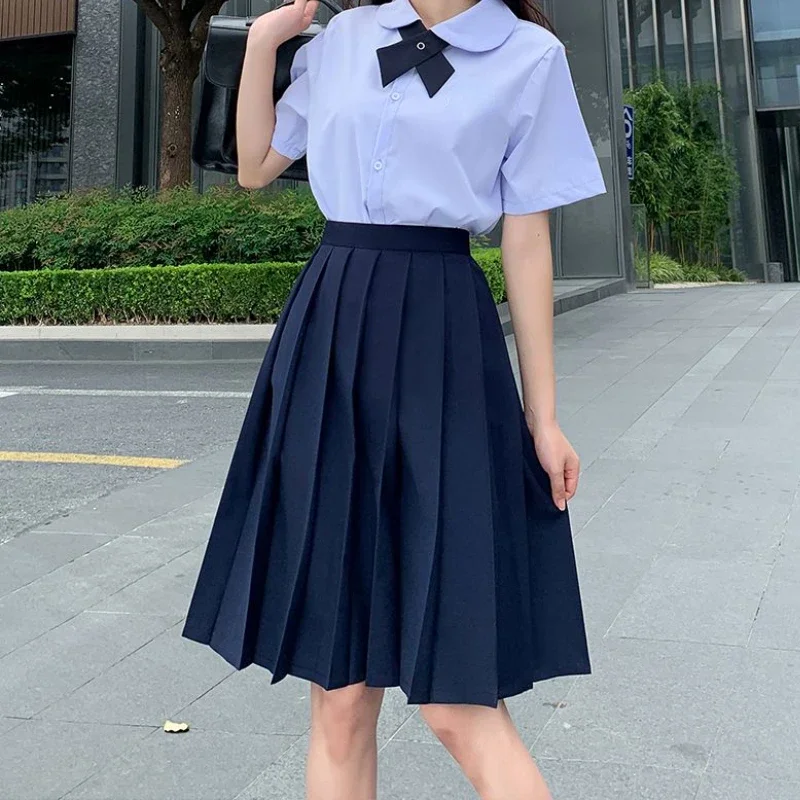 K-POP Inspired Pleated Skirt: High Waist A-line for Gen Z & Y2K Fashion