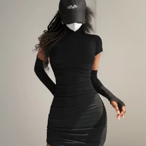 K-POP Inspired Sexy Bodycon Mini Dress for Gen Z & Y2K Fashionistas