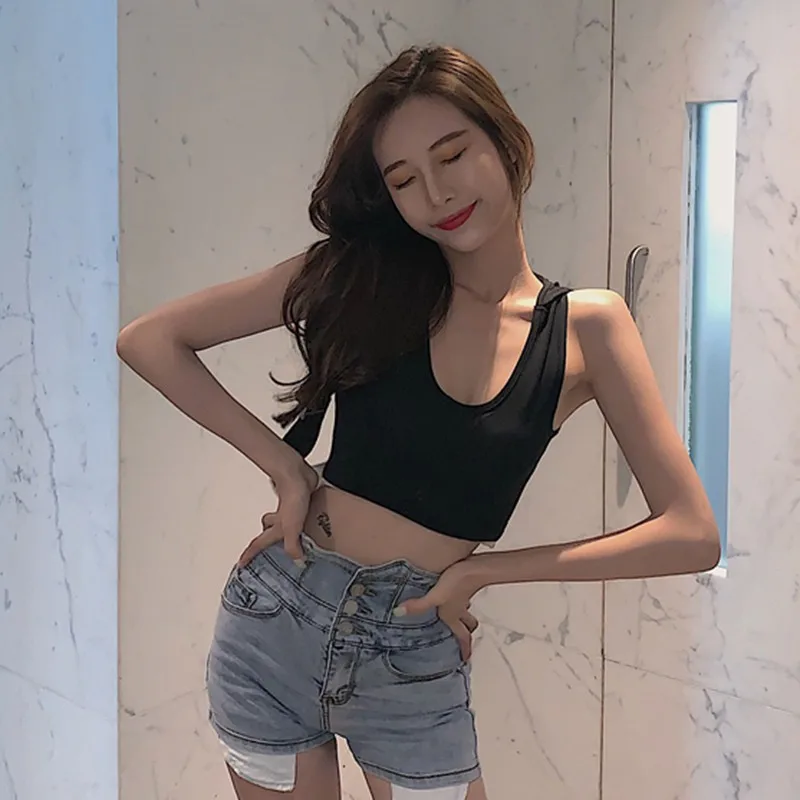 K-POP Inspired Sexy Solid Tank Top for Women | Korean Streetwear Camisole