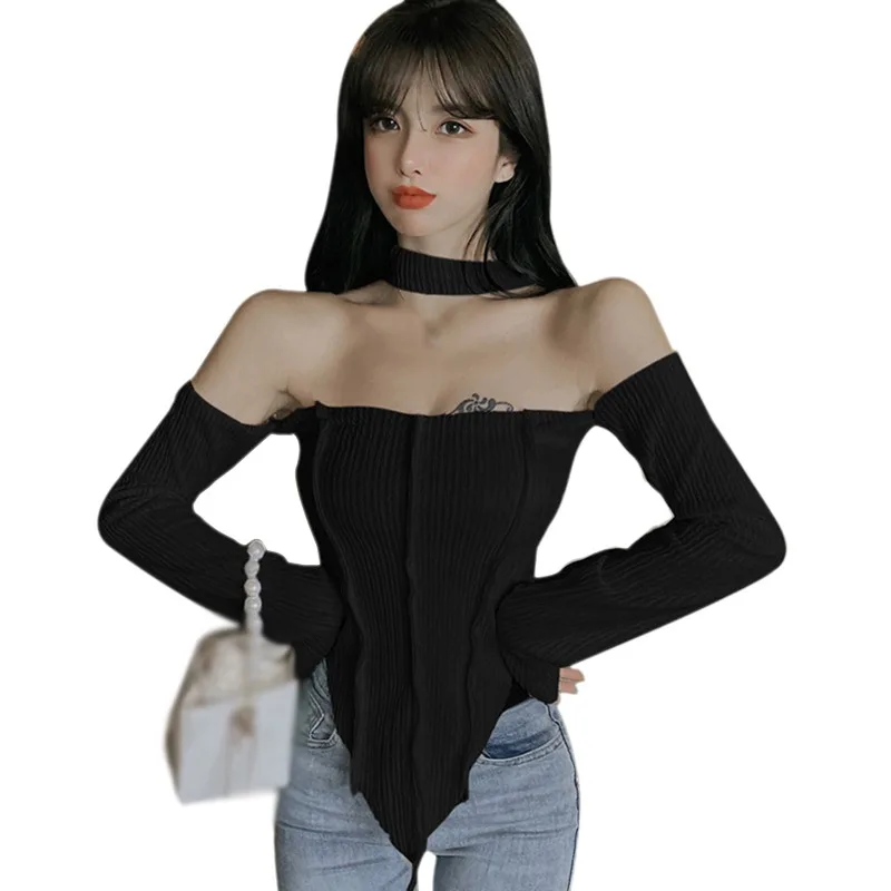 K-POP Inspired Slim Fit Long Sleeve Shirt for Women | Korean Streetwear Fashion