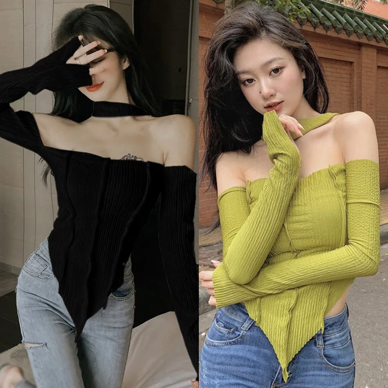 K-POP Inspired Slim Fit Long Sleeve Shirt for Women | Korean Streetwear Fashion