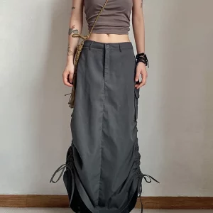 K-POP Inspired Streetwear Skirt for Confident Gen Z & Y2K Fashionistas