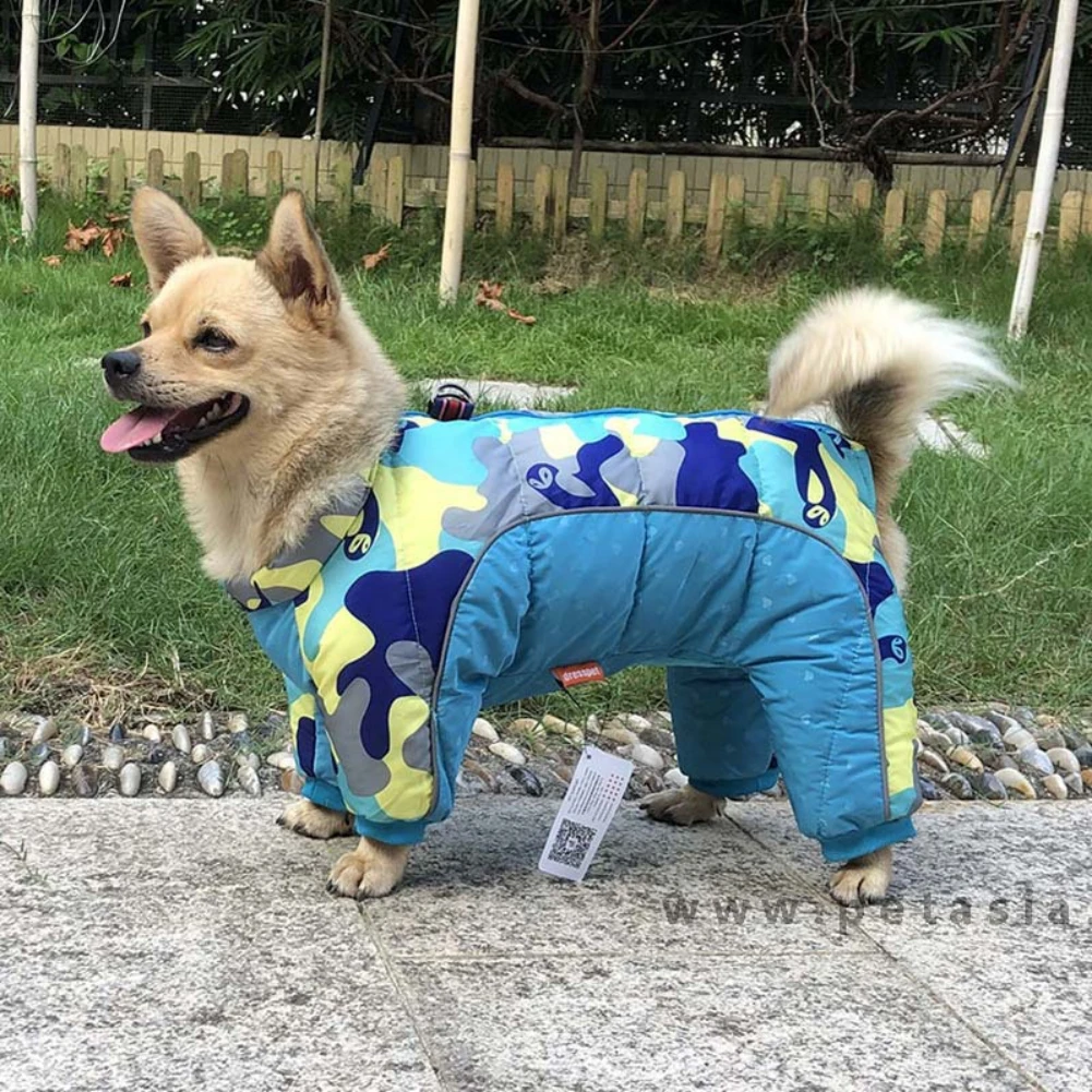 K-POP Inspired Winter Dog Coat | Stylish Pet Clothing for Gen Z & Y2K Fashion | Streetwear Jumpsuit for Dogs