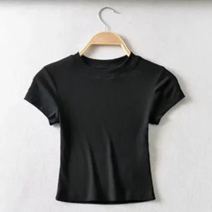 K-POP Inspired Women's Short Sleeve Crop Top | Trendy Korean Fashion for Gen Z & Y2K Style