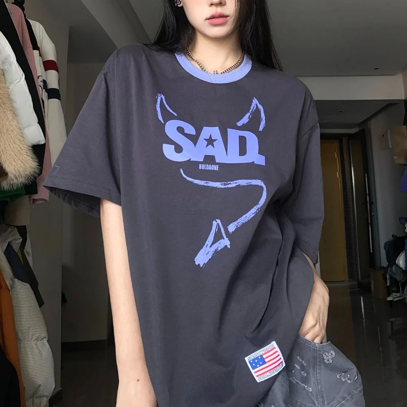 K-POP Style Devil Wings 3D Women's T-shirt | Streetwear Fashion