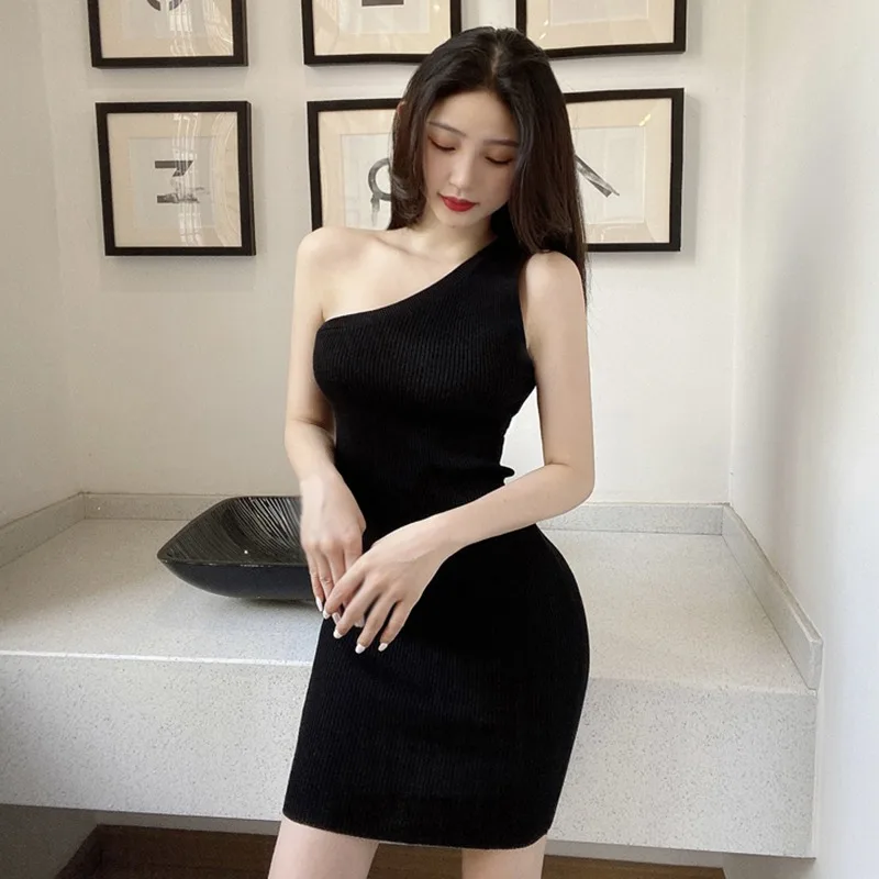 K-POP Style Sleeveless Bodycon Dress for Women | Hip Wrap Party Clubwear