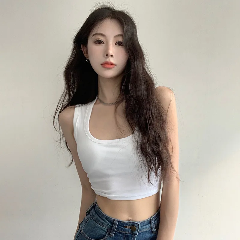 K-POP Style Square Neck Tube Top for Women | Summer Sleeveless Camisole