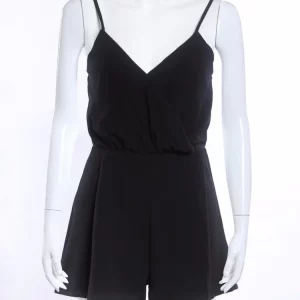 Summer Black Bodycon Rompers: Sexy Sleeveless Jumpsuit for Women