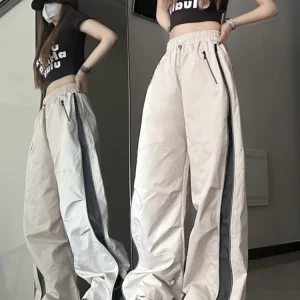 Y2K Streetwear Baggy Cargo Pants | Oversized Hip Hop Sweatpants