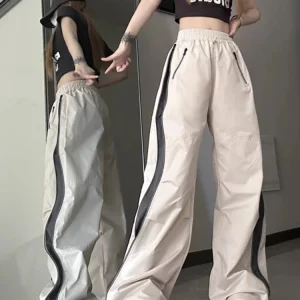 Y2K Streetwear Baggy Cargo Pants | Oversized Hip Hop Sweatpants