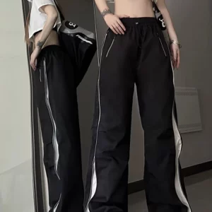 Y2K Streetwear Baggy Cargo Pants | Oversized Hip Hop Sweatpants